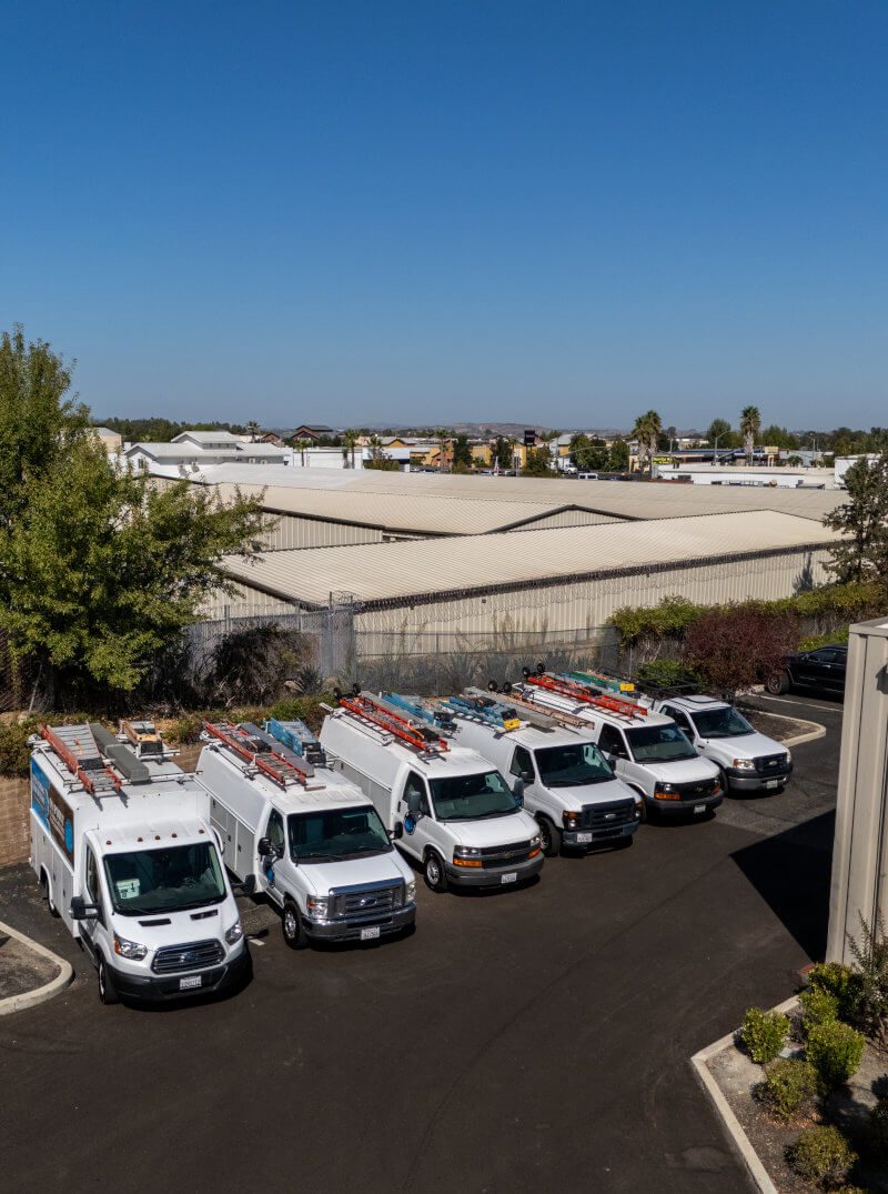 On Point Plumbing, Heating, and AC Paso Robles trucks
